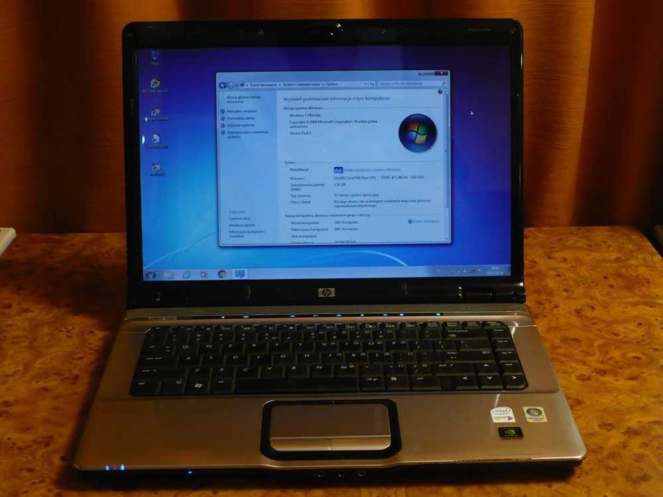 Laptop HP Pavilion dv6000 model: dv6331ea
