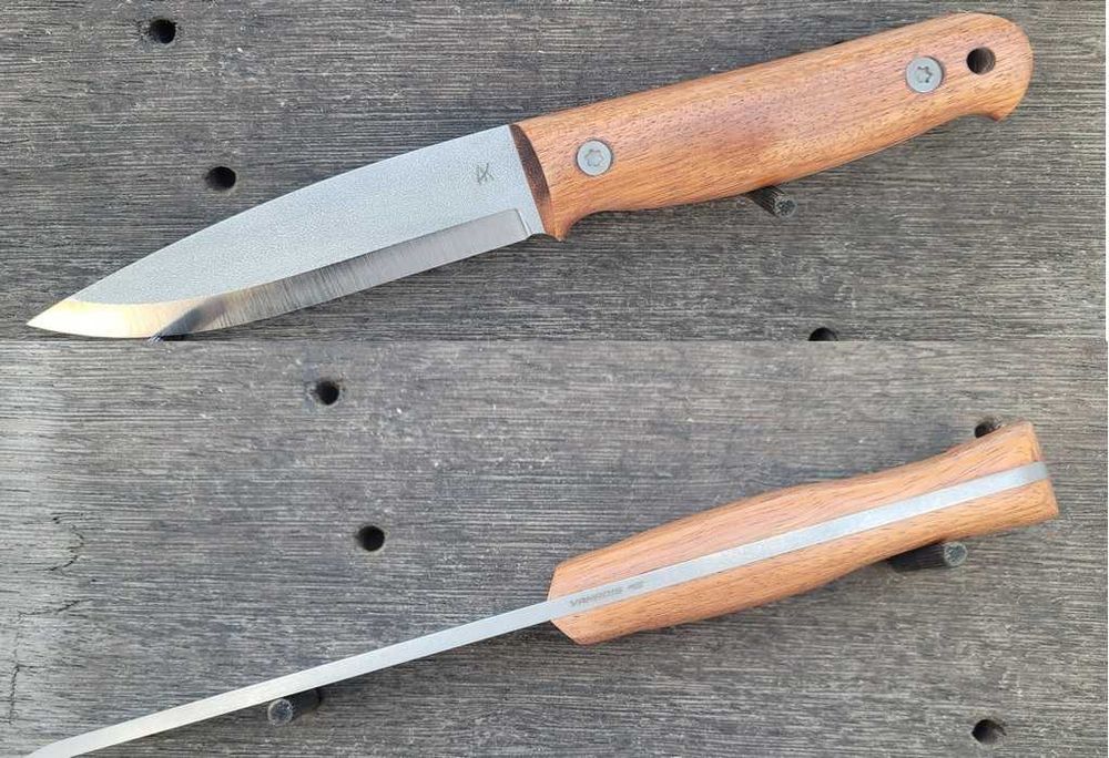 Bushcraft nóż survival Vanadis 4 Extra pochwa skóra woodlore Ray Mears