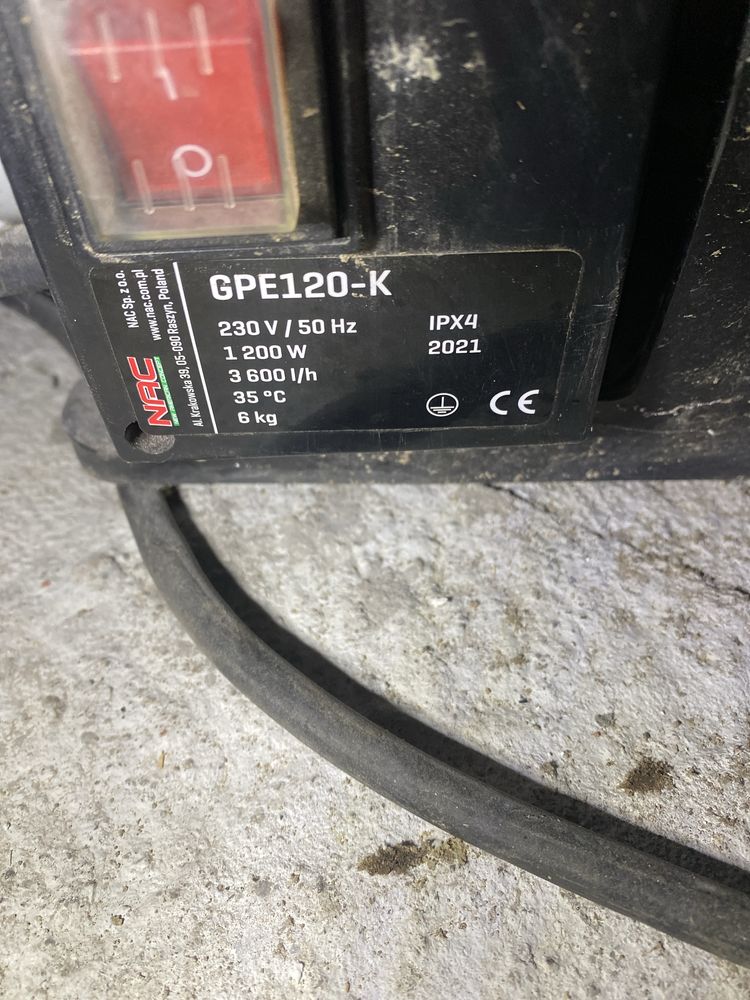 Pompa do wody nac 1200w + wąz ssawny