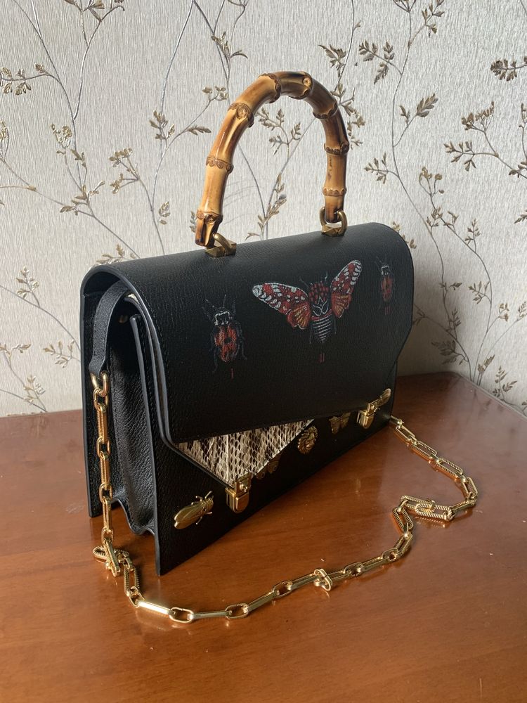Оригинальная сумка Gucci с бамбуковой ручкой | Люкс качество