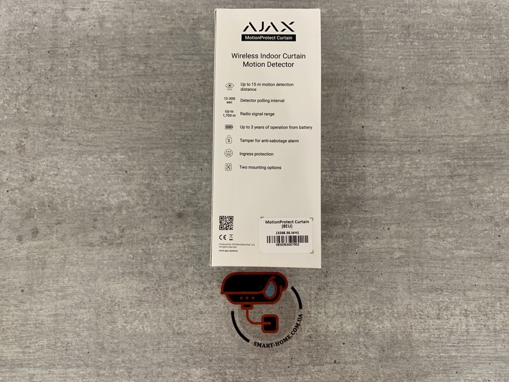 ХИТ AJAX MotionProtect Curtain датчик движения типа ШТОРА Беспроводной