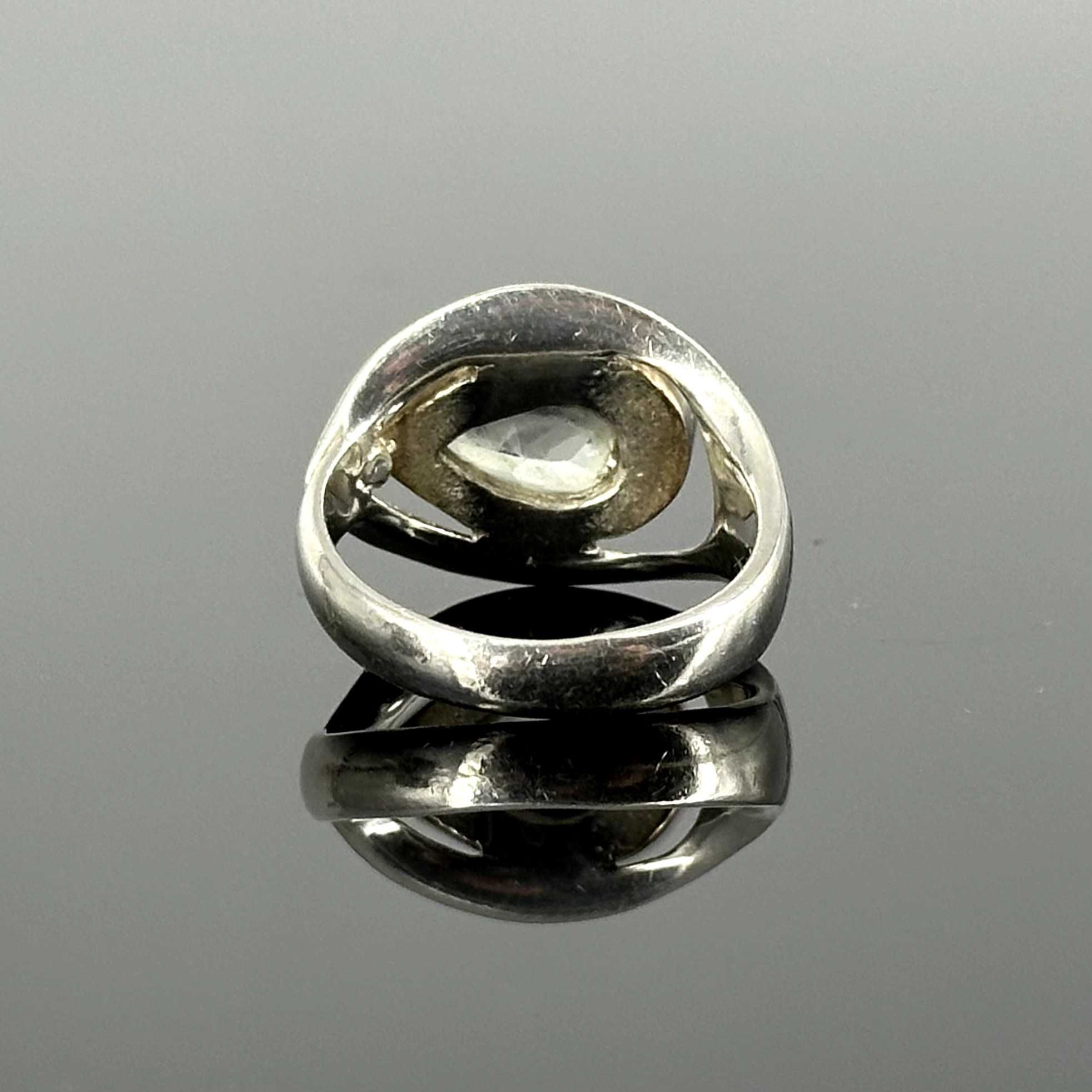 Srebro - Srebrny pierścionek z Cytrynem - próba srebra 925