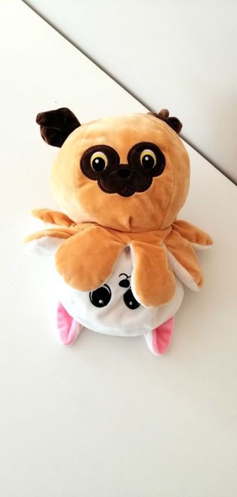 podwójna maskotka pluszowa pluszak piesek kotek ośmiornica dla dzieci