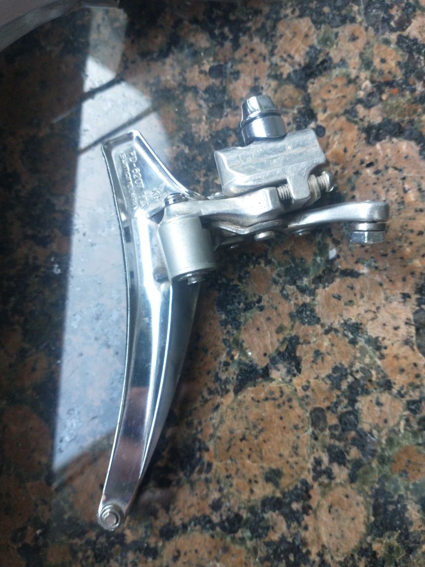 Przerzutka szosowa retro przednia na hak, Shimano 600