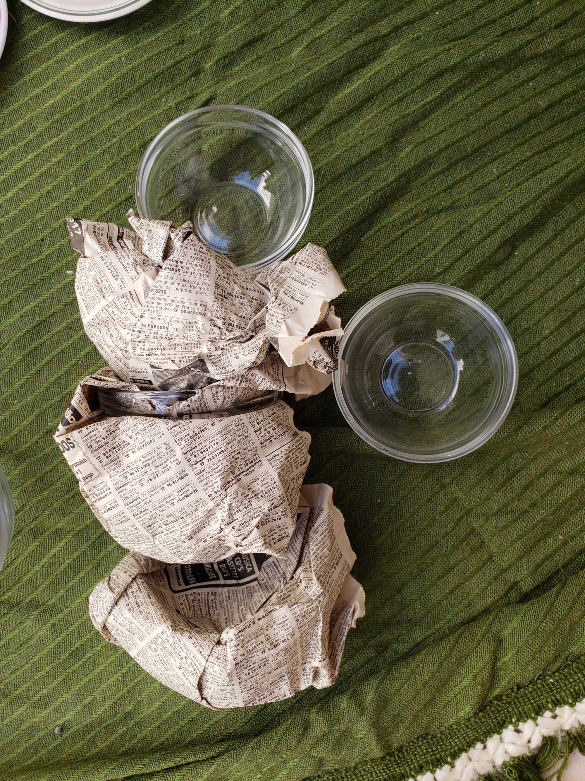 Conjunto de 22 tigelas de sobremesa transparentes de 2 tamanhos