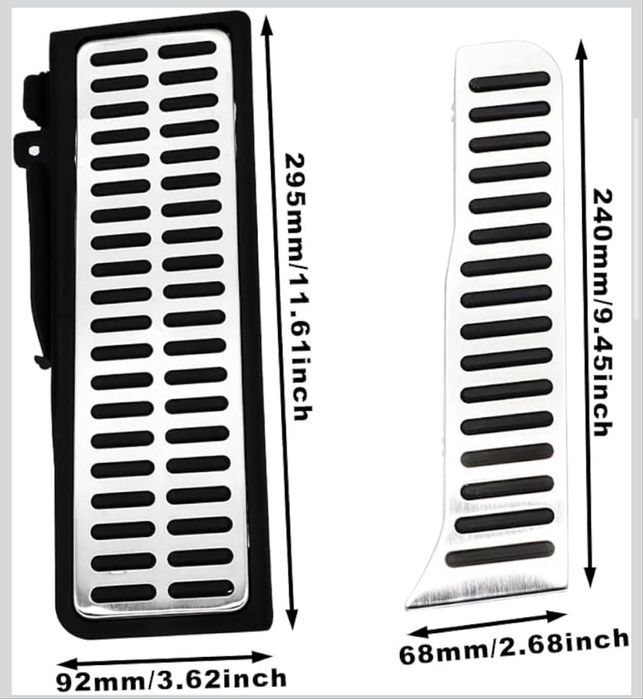 BMW: Grelha Capo, Farolim LD E60 e Tampoes pedal VW ( info anuncio)
