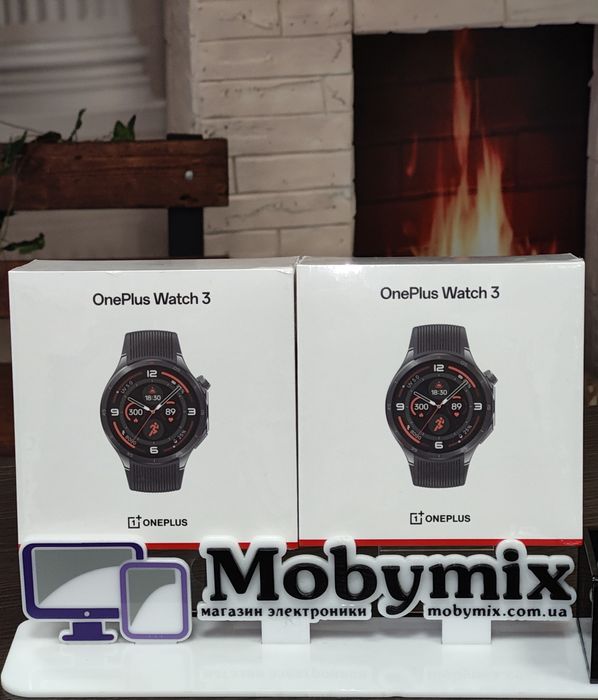 Смарт-годинник OnePlus Watch 3 Global Black 47mm, NFC, IP68, 5ATM