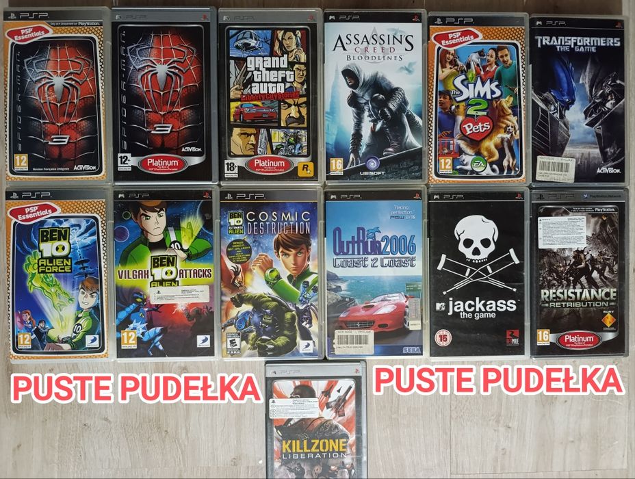 Gry na PSP * Gry Sony PlayStation Portable * Kolekcja * wysyłka *