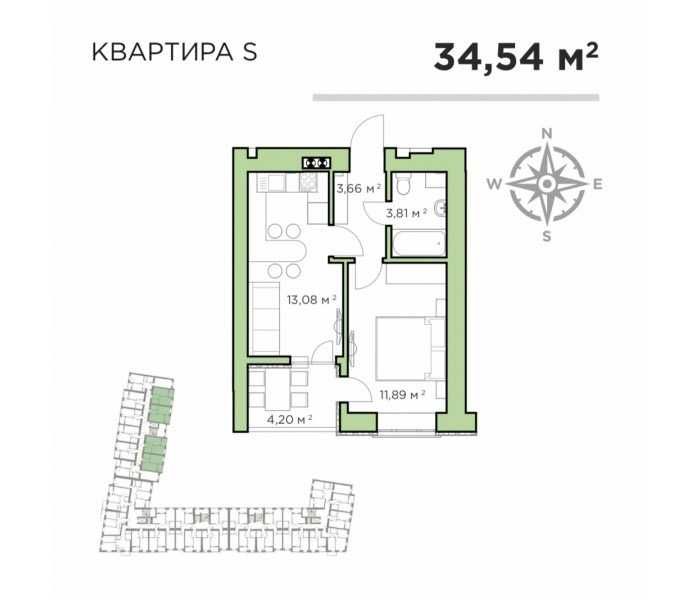 1-кімнатна, ПОВНА ЦІНА, газ, поруч з парком, зручний виїзд до Києва