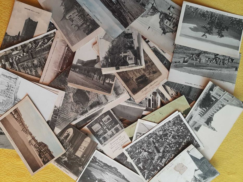 Ponad 100 pocztówek Francja, wszystkie są przed 1945 rokiem.