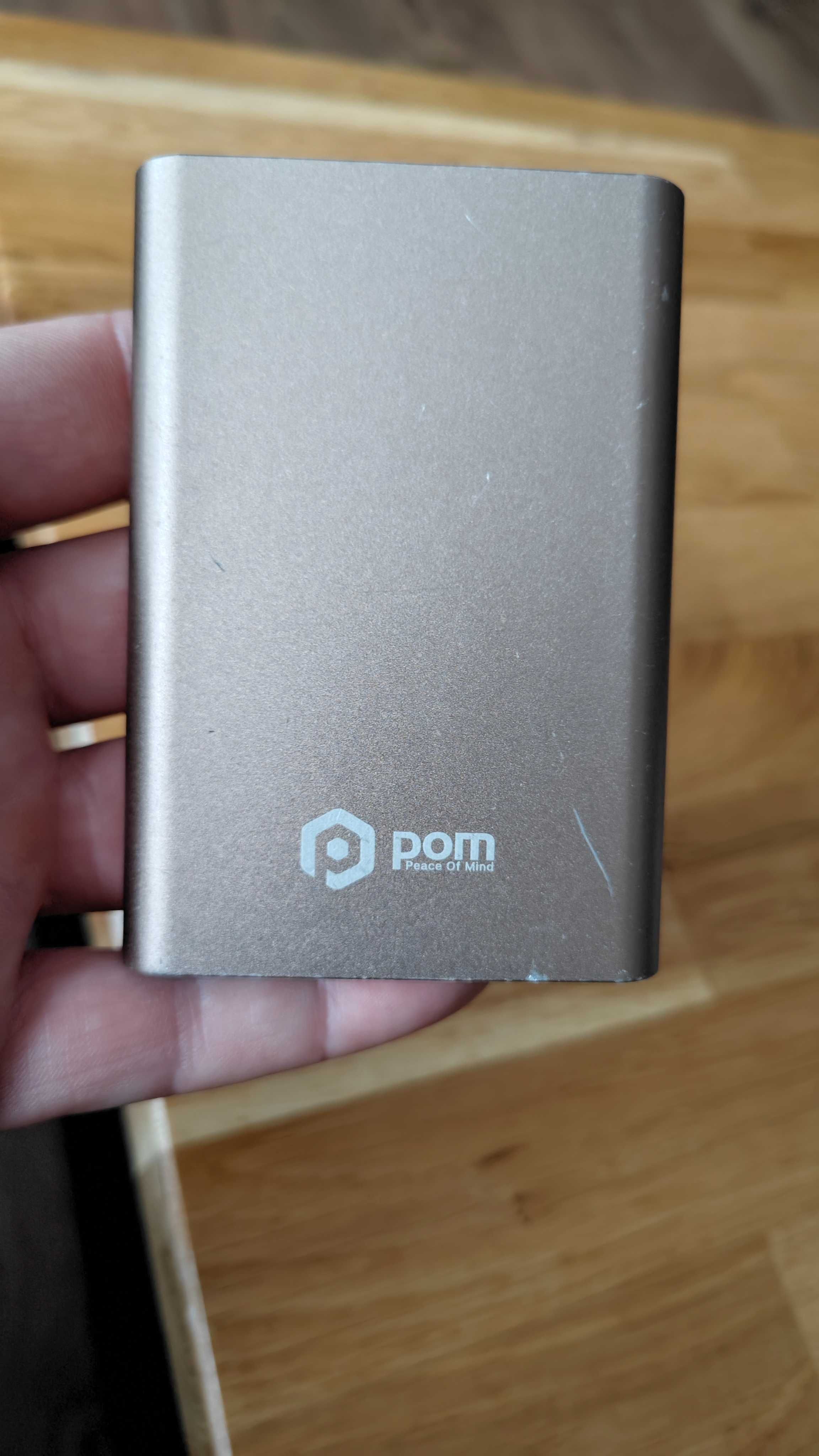 Power bank z ładowarką POM Matrix-V 5000 mAh o dużej gęstości