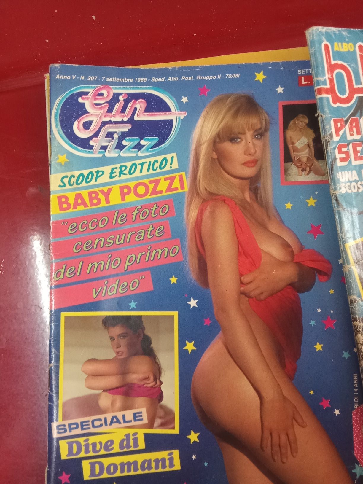 3 revistas eróticas italianas.