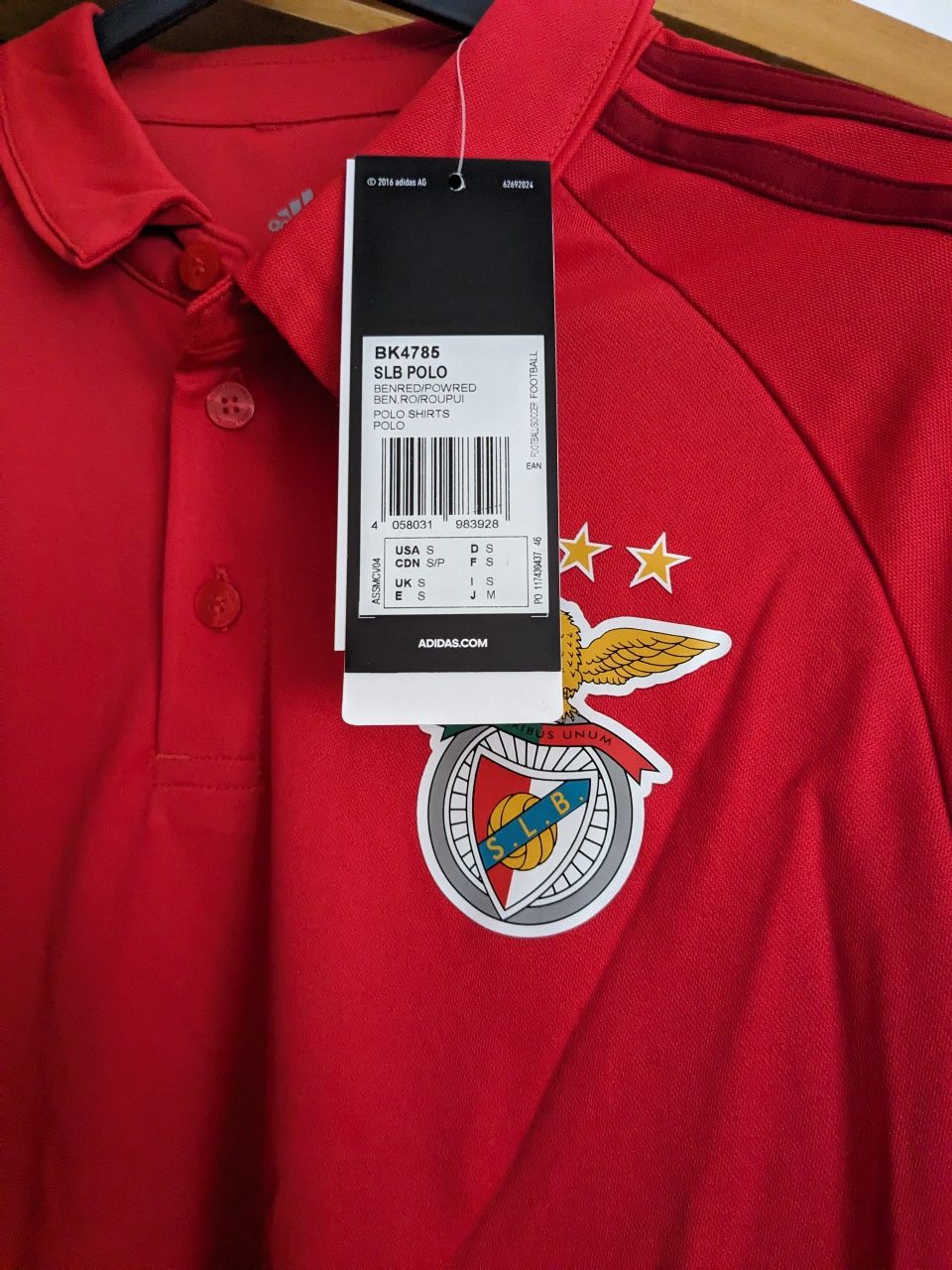 Polo do Benfica - Novo e Original