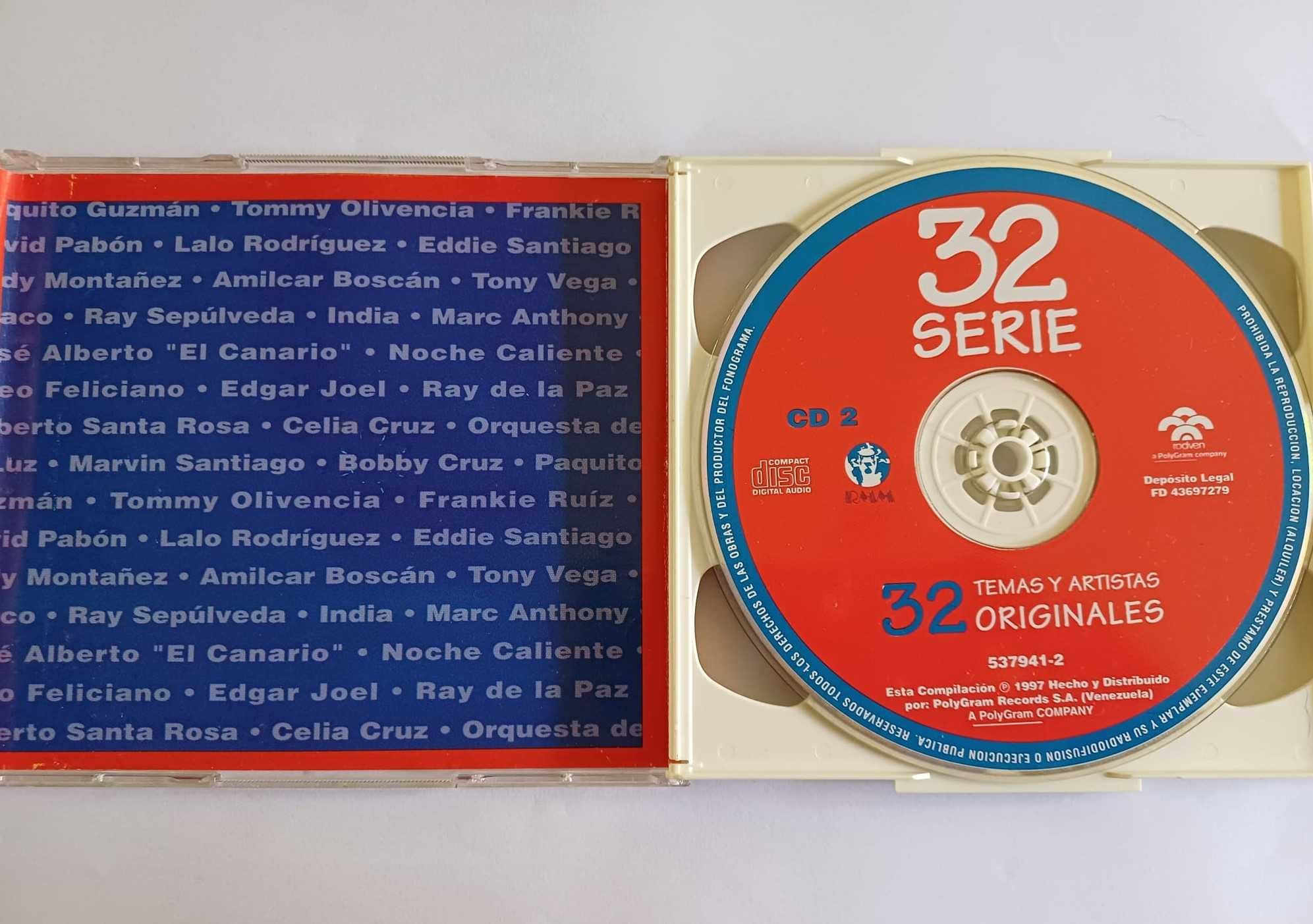 CD duplo - Se botó La Salsa, 32 temas y artistas originales, serie 32