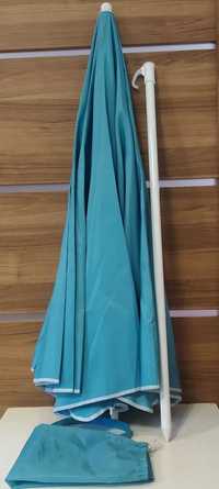 Powystawowy Parasol Plkażowy, Ogrodowy Curacao Blue 180cm Opis