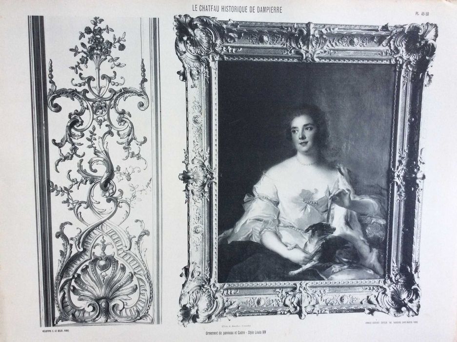 Le Chateau Historique de Dampierre. Heliotipia de 1905. Lote 5