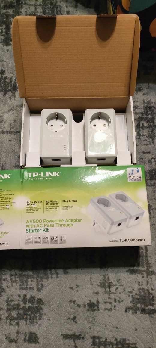 Powerline TP-LINK (TL-PA4010P KIT)