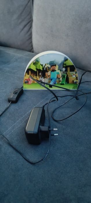 Lampka nocna Minecraft.