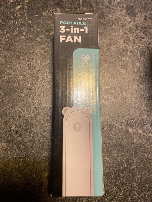 3 w 1 Powerbank Latarka Wentylator