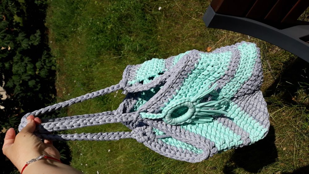 Torba bawełniana hanmade rękodzieło