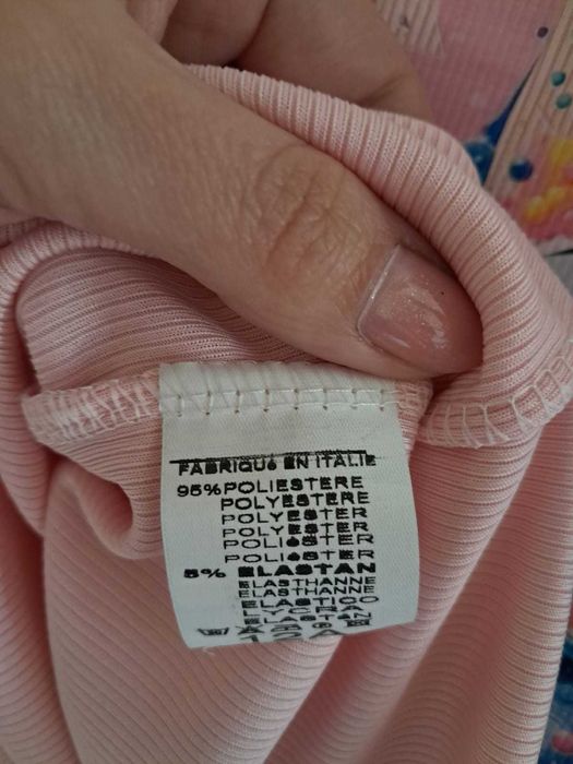 Bluzka prążek Stitch rozmiar 110/116