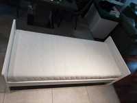 Łóżko dziecięce PINIO 160x70 z materacem + 2xbarierka zabezpieczająca