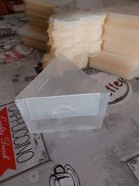 180 Embalagens PET Triangular transparente NOVAS (fatia de bolo)