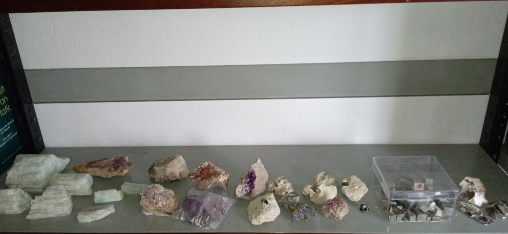 Minerais coleção