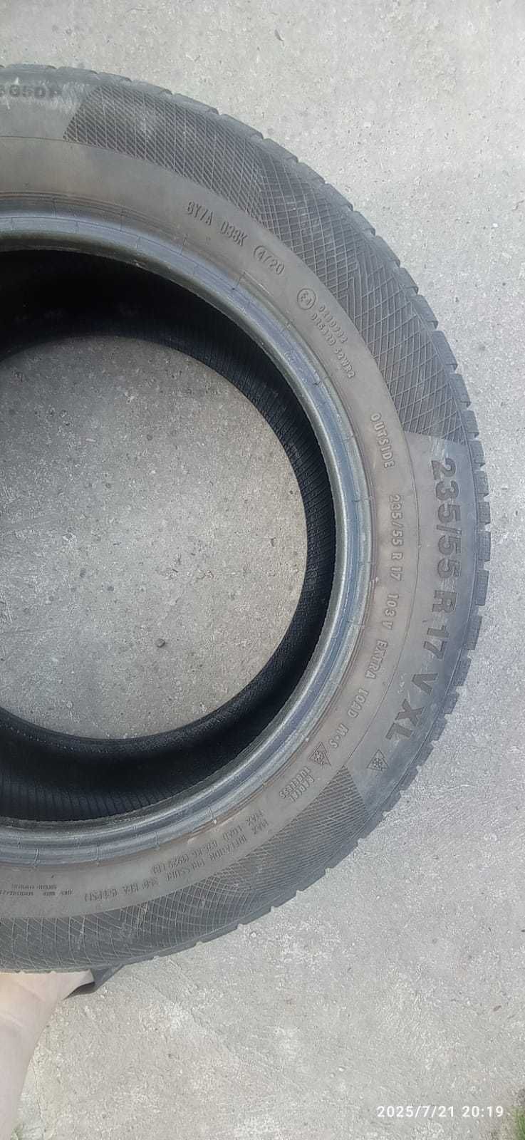 Шини 235/55 R17 V XL Continental WinterContact зима 4 шт. Обмін
