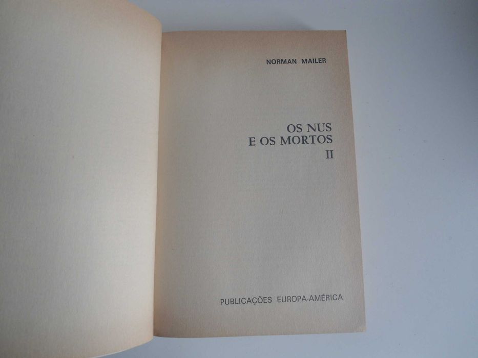 Os Nus e os Mortos II por Norman Mailer