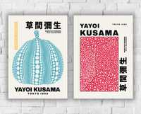 Dwa Plakaty Yayoi Kusama - Tokyo 1998 (Rozmiar A3 - 29.7 x 42 cm)