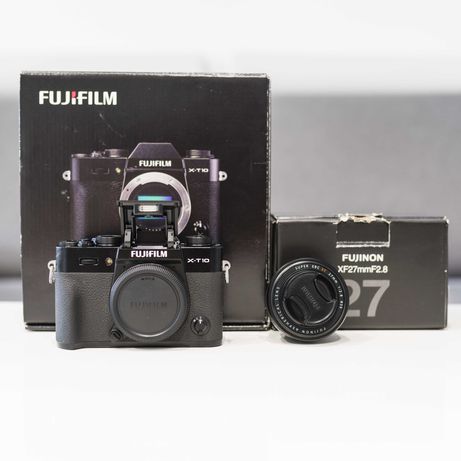 Fuji X-T10 + Fujinon XF 27 mm f/2.8 + akcesoria