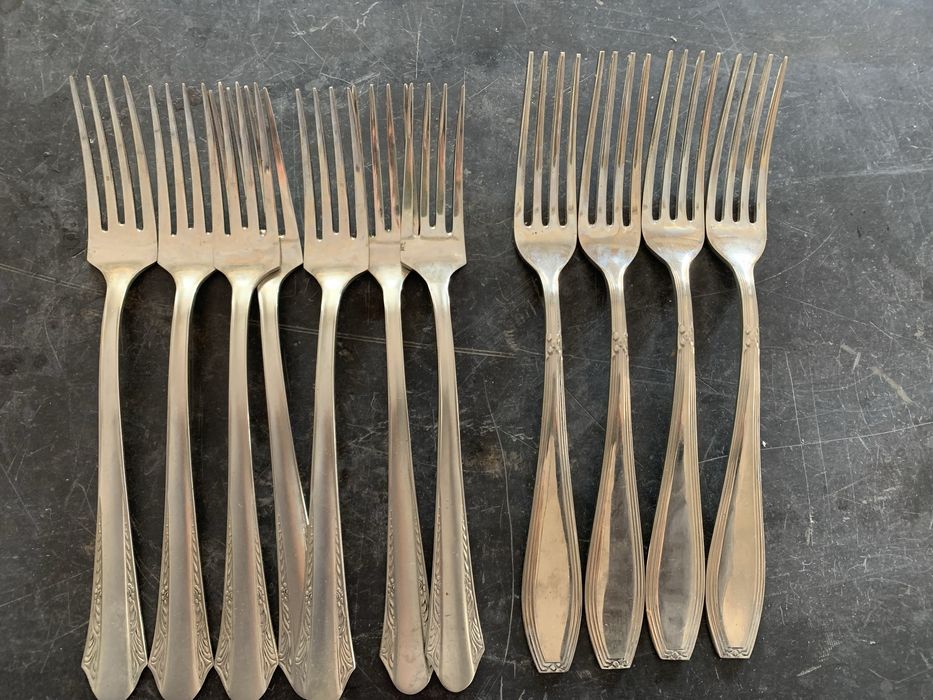 Faqueiro em Alpaca de meados do seculo passado