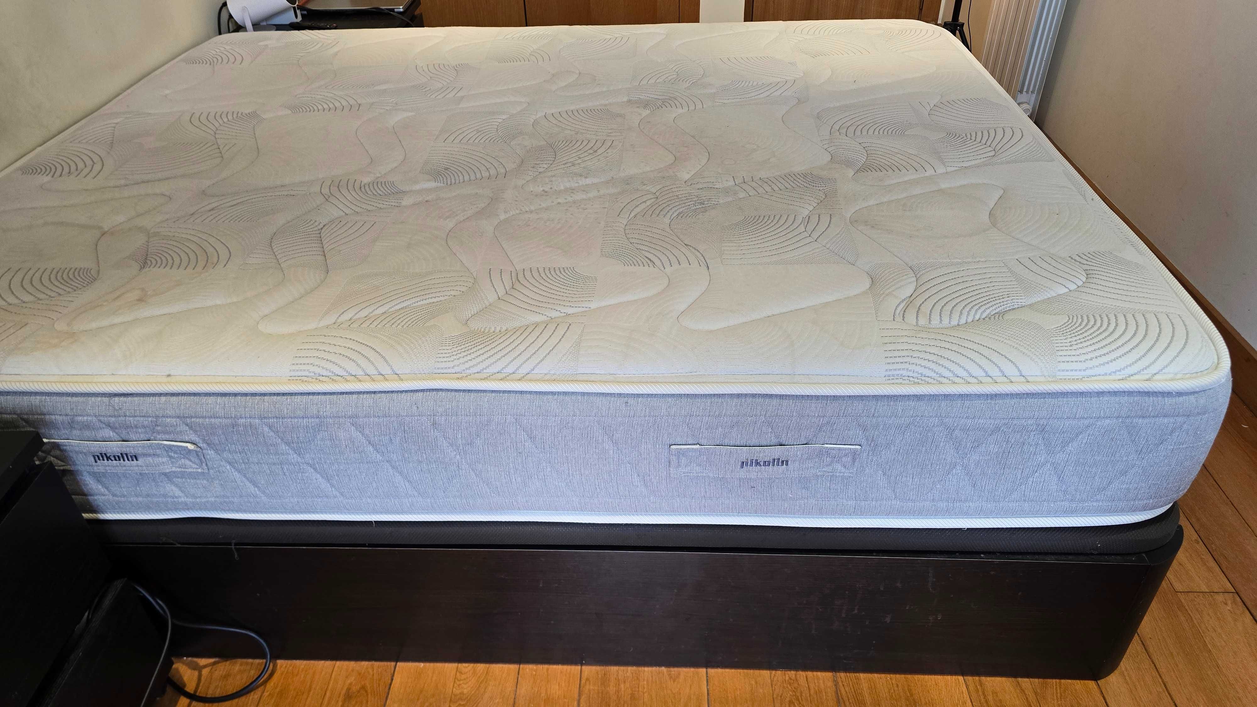 Colchão casal queen + Sommier rebatível PIKOLIN naturbox