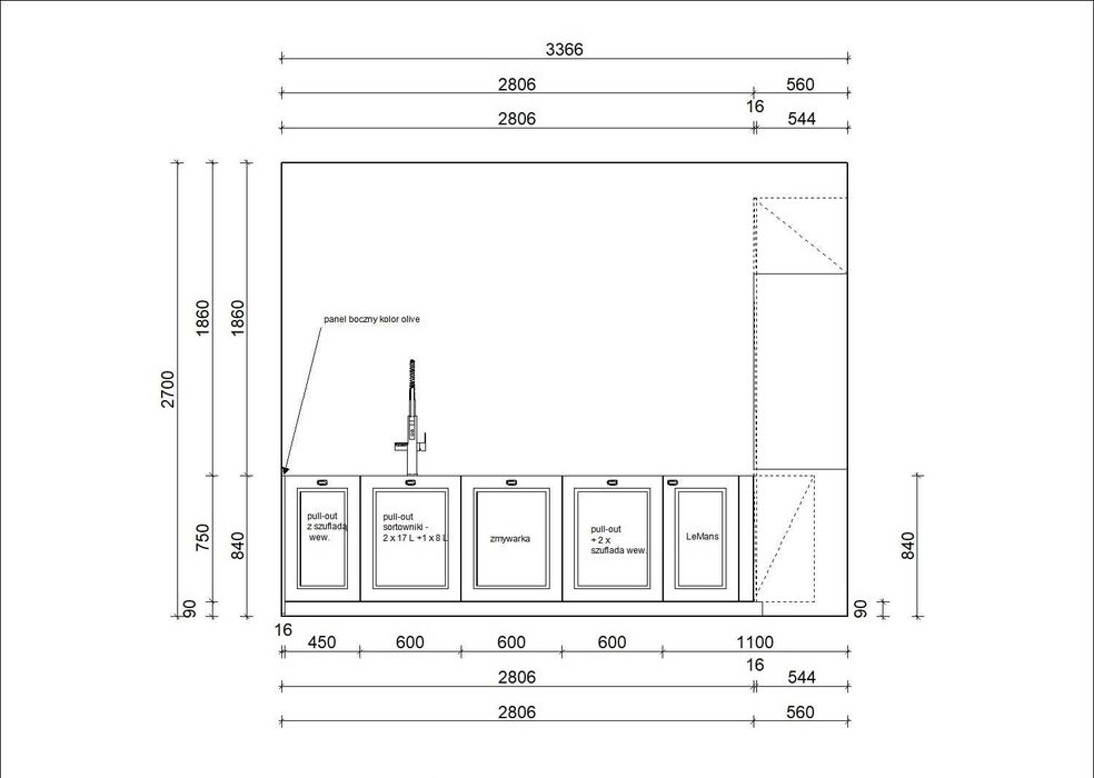 Kuchnia Nolte z ekspozycji - okazja!