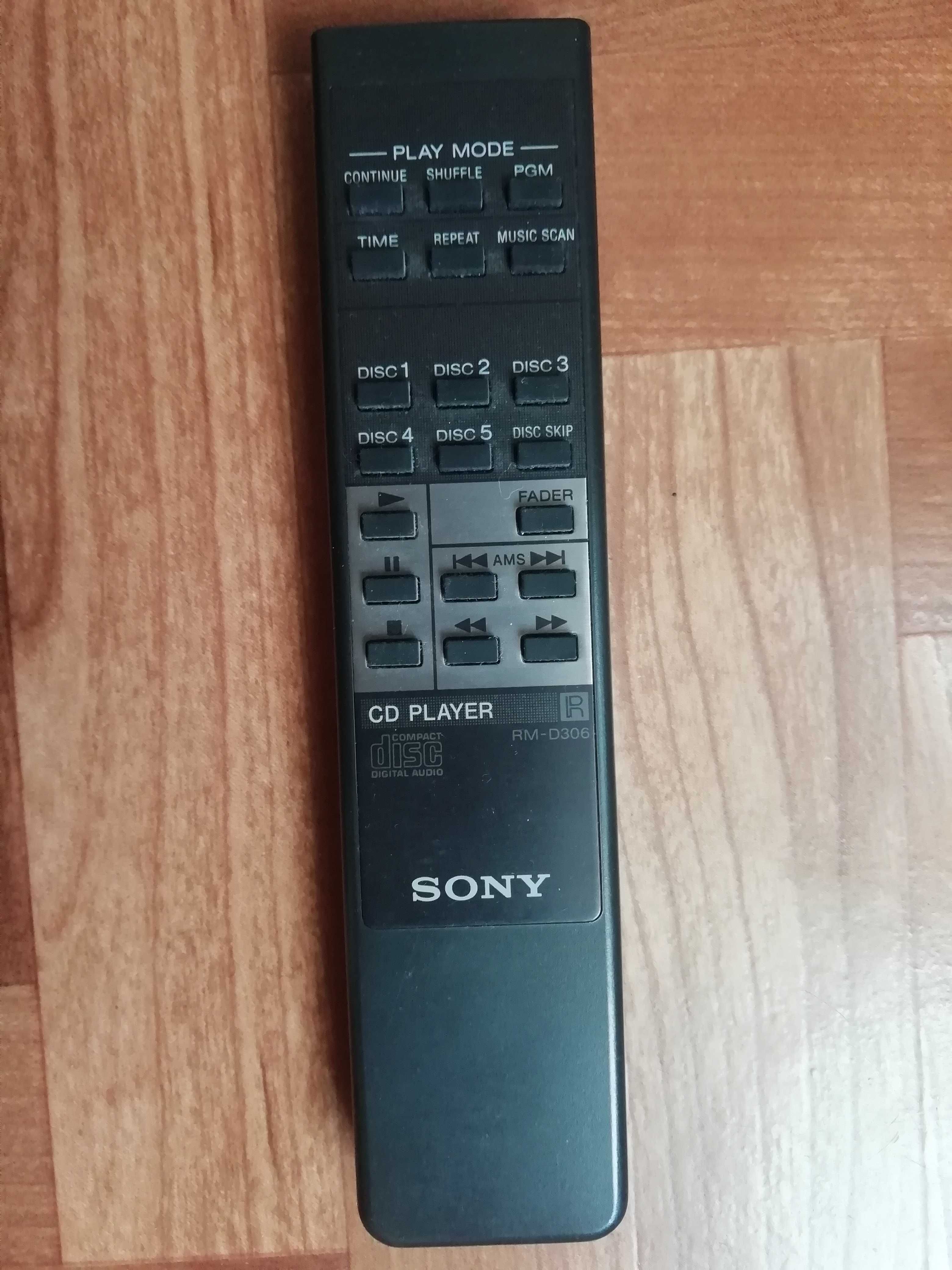 PILOT SONY RM-D306 CD Player do odtwarzacza CD, SUPER STAN
