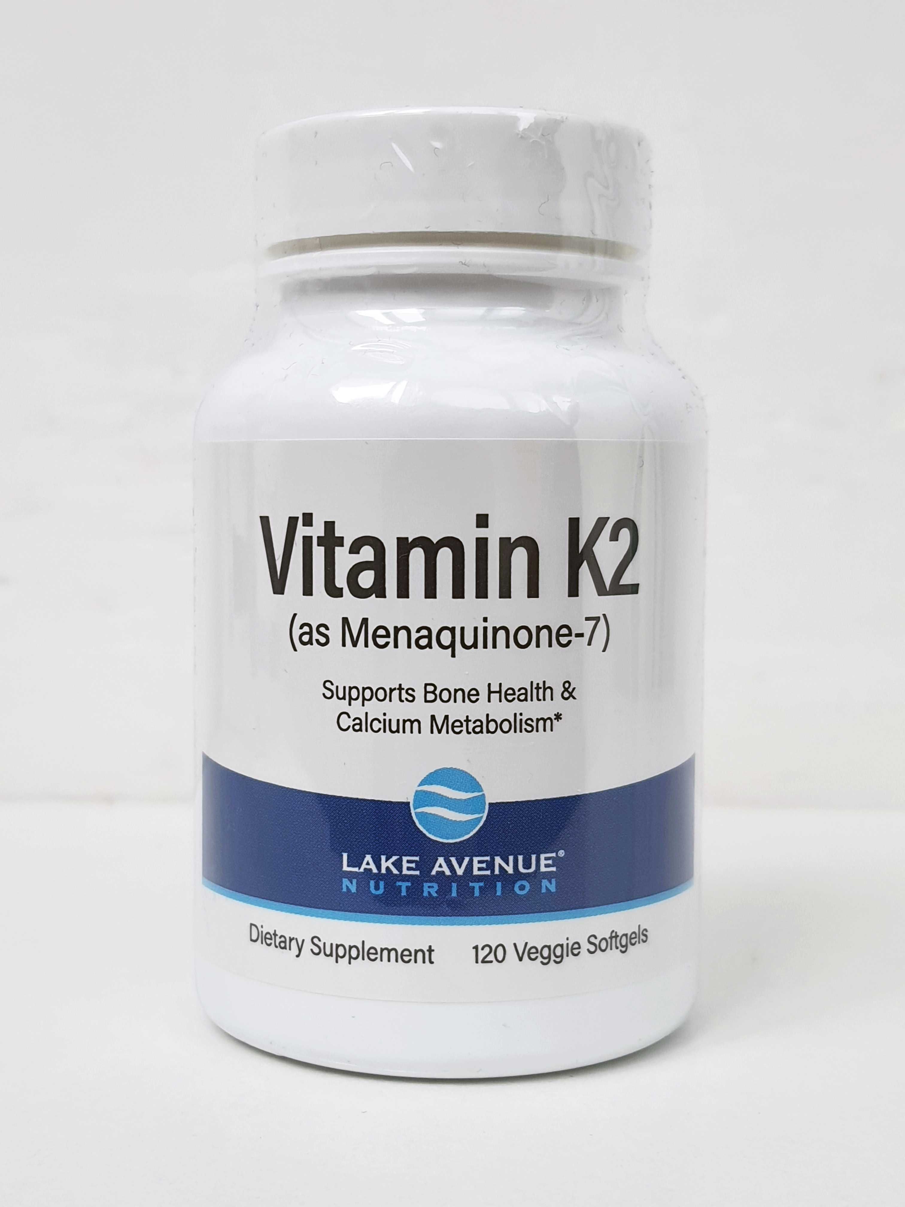 Вітамін K2 у формі MK-7 Lake Avenue Nutrition, 50 мкг, 120 капсул