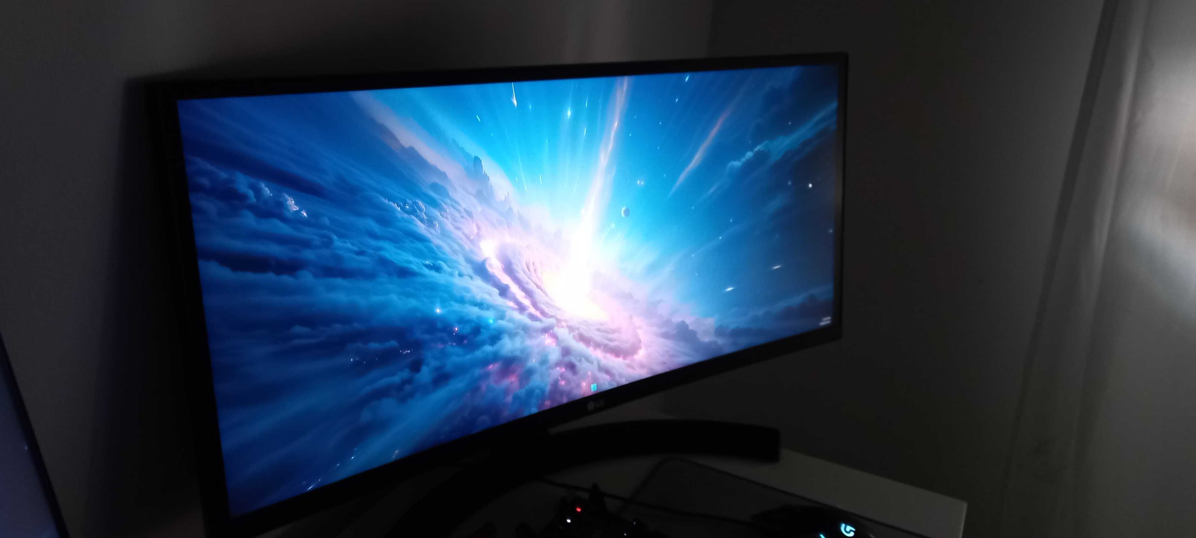 Monitor curvo LG Ultra wide 1080p 75hz AMD Freesync