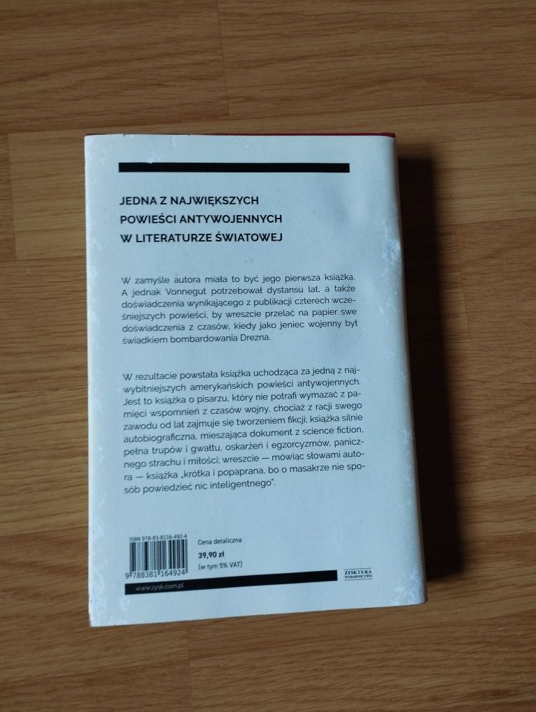 Rzeźnia numer pięć - Kurt Vonnegut