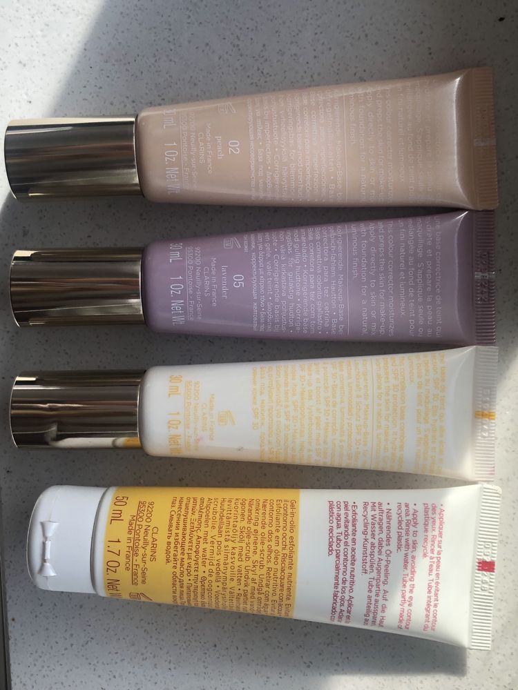 Clarins primer baza do twarzy SOS UV Loreal Givenchy