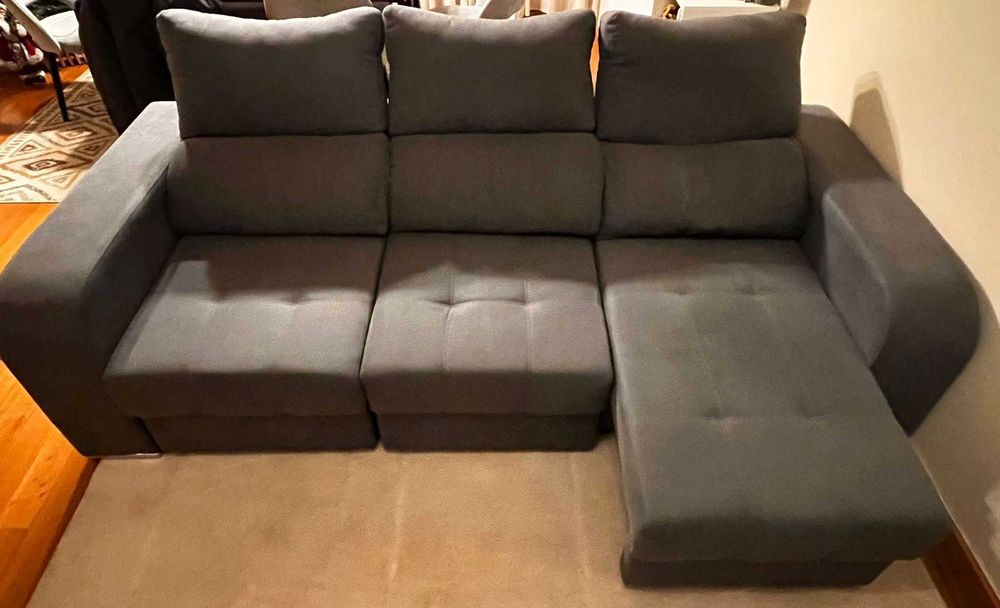 Sofá com chaiselong