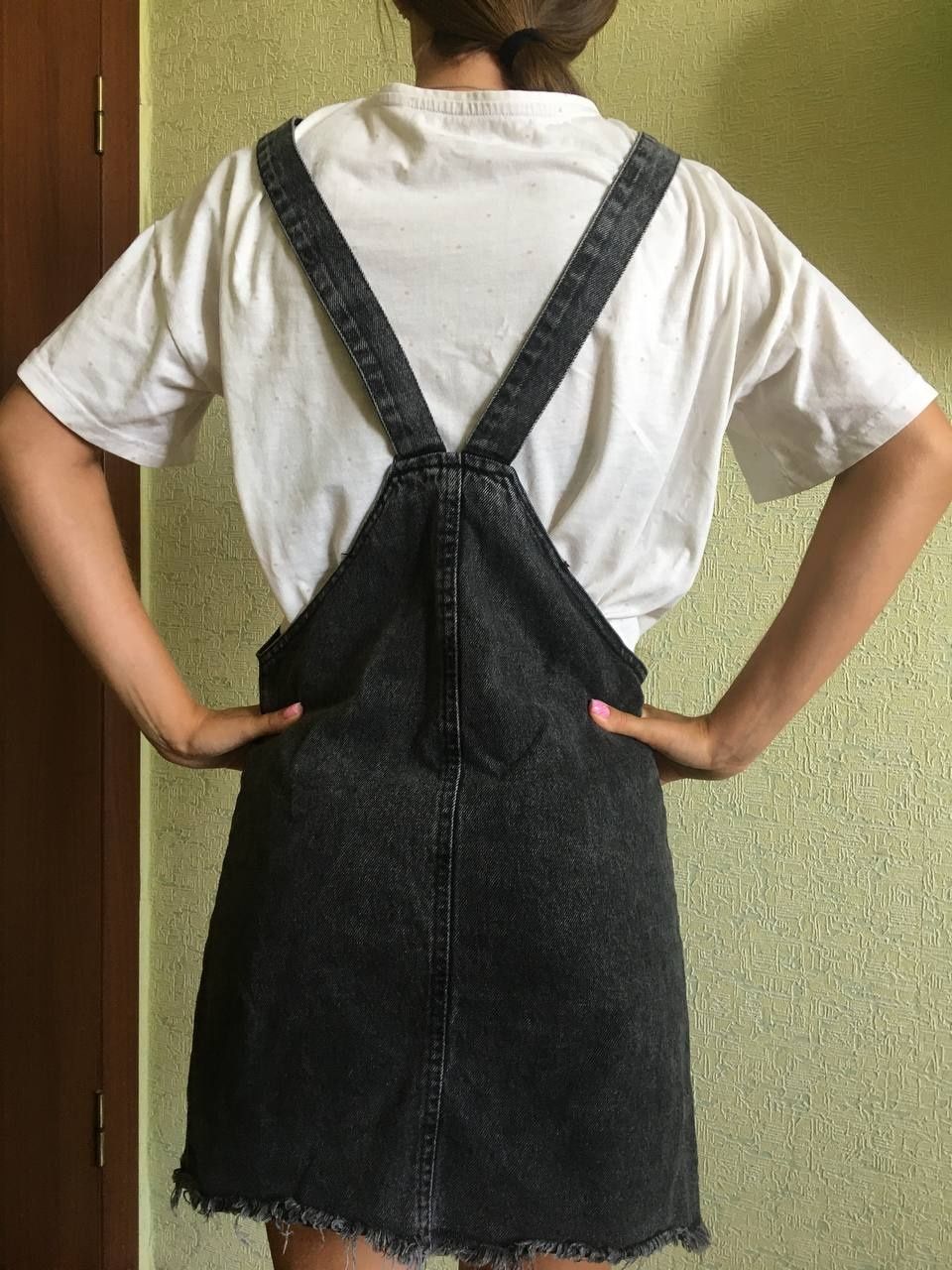 Джинсовый комбинезон