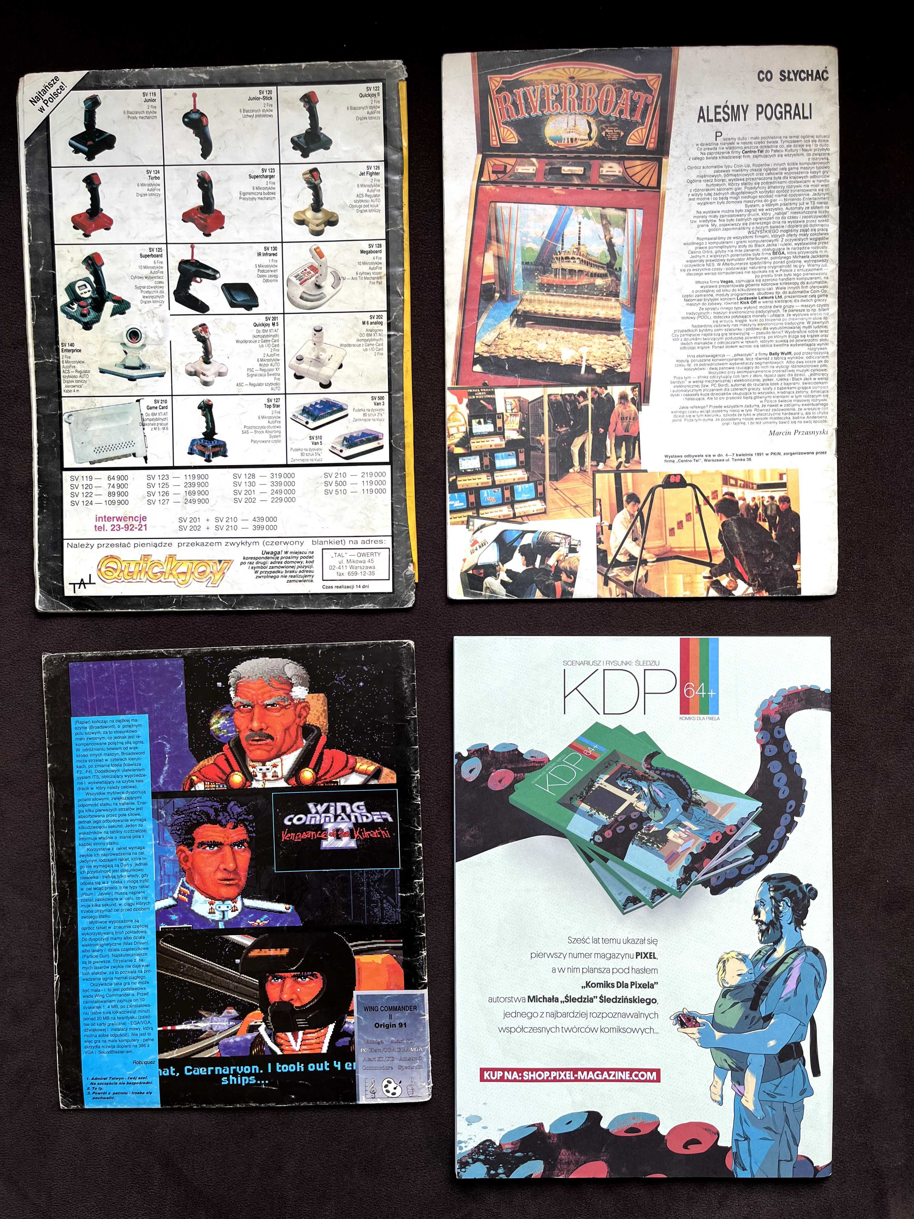 Top Secret numery 3, 6, 10 - 2-3/91, 8-9/91, 5-6/92 + Bajtek specjalny