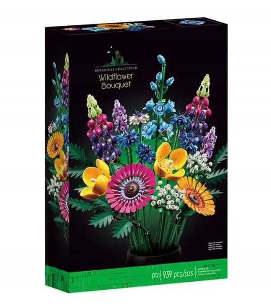 Klocki konstrukcyjne polne kwiaty 10030el.