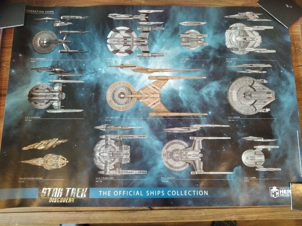 2 x Plakat Star trek 59x42 cm