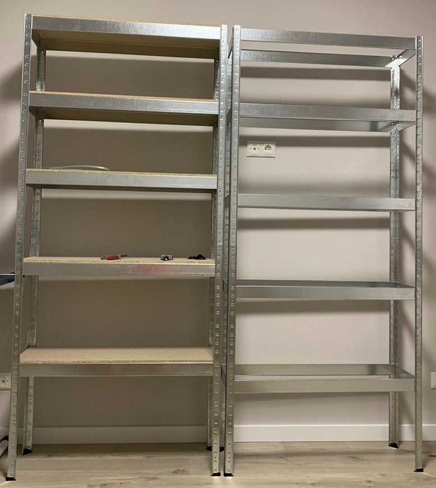 Цех. Оцинкованный стелаж металлический , металевий стелаж оцинкований