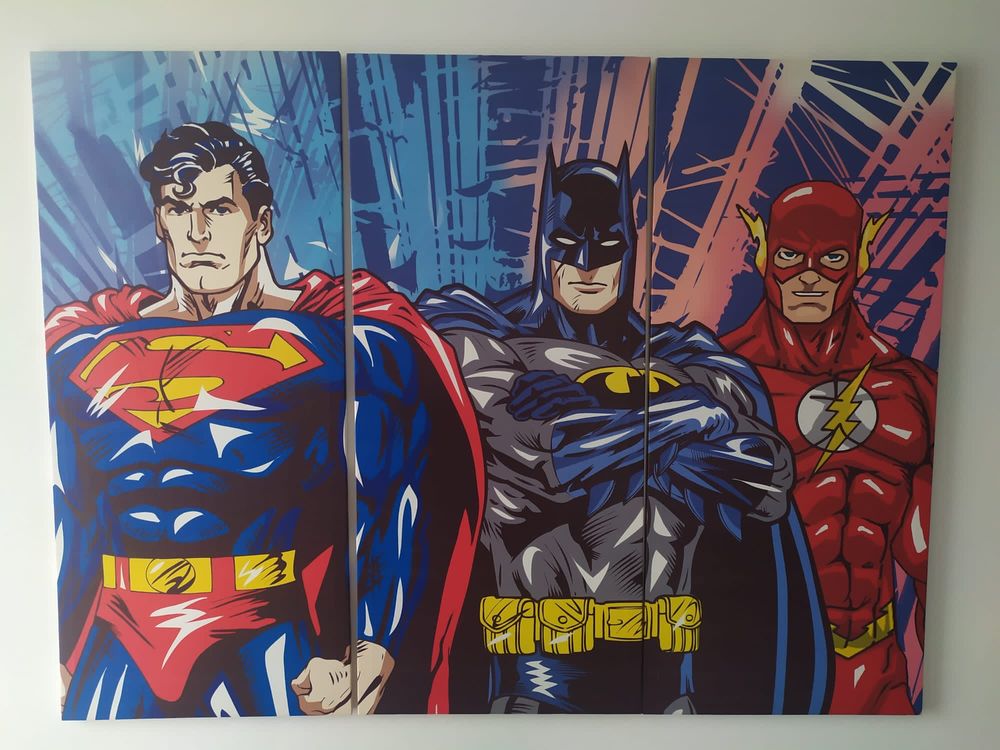 Postacie Marvela ;) superman, batman…