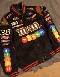 Kurtka M&M Bomberka z logo męska damska L Nascar jacket