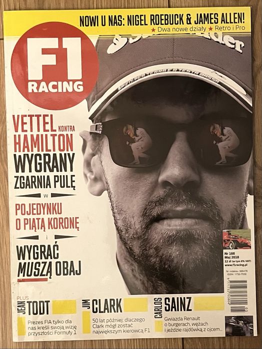Czasopismo F1 Racing numer 166 maj 2018