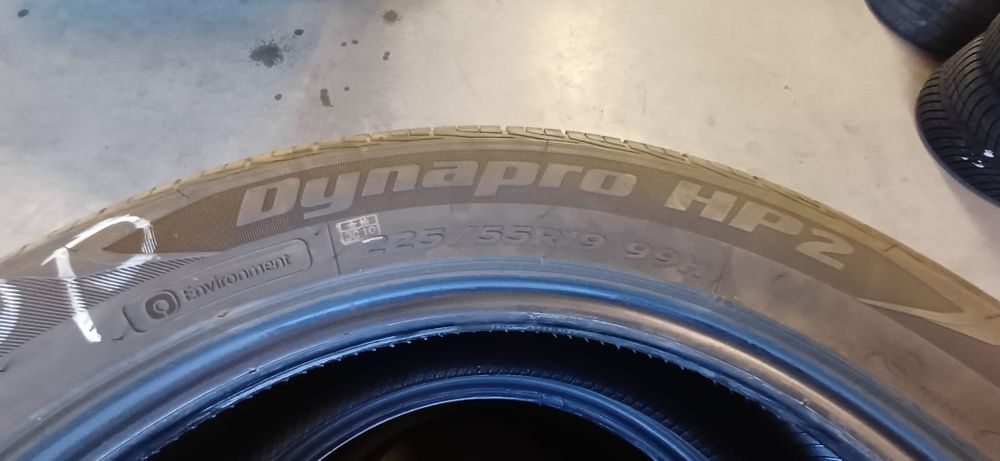 Opony letnie Hankook, demontaż z nowego auta, 255/55R19